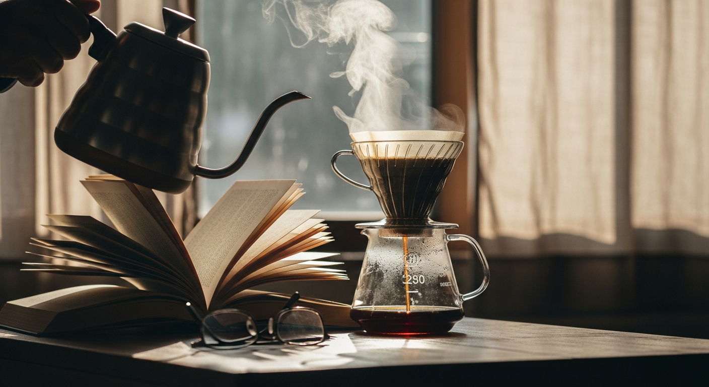 咖啡與閱讀的科學：為什麼一杯手沖讓你讀書讀得更好