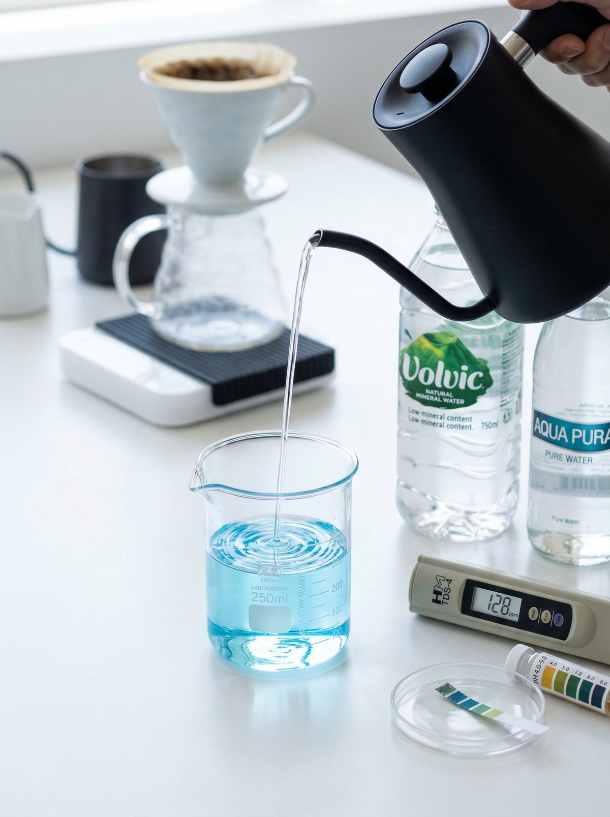 手沖咖啡的水質科學：如何選擇最適合的沖煮用水