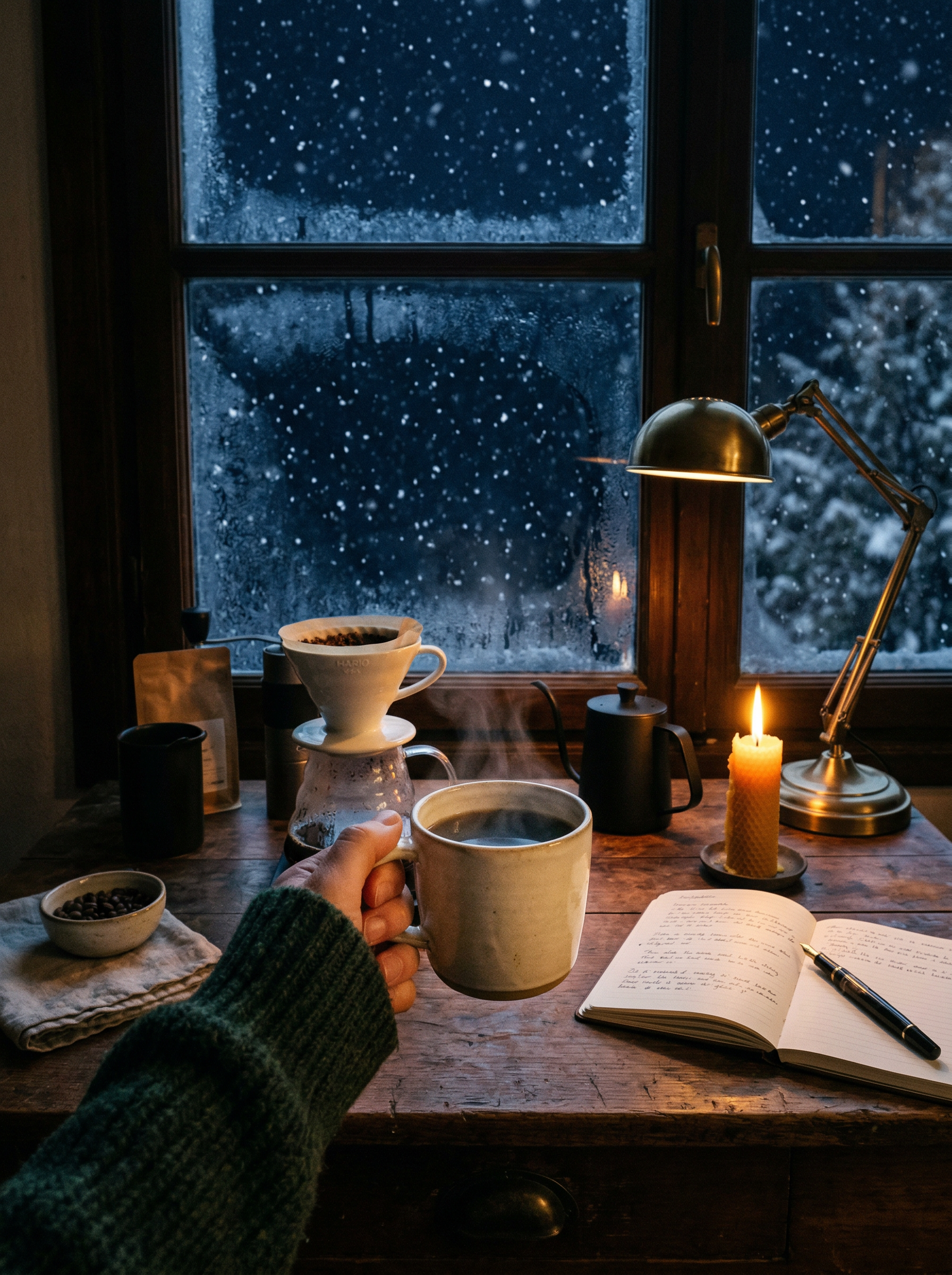 冬季手沖節奏：慢下來的早晨儀式與感官覺醒